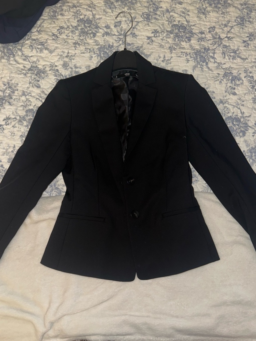 Mango Black Tailored Blazer